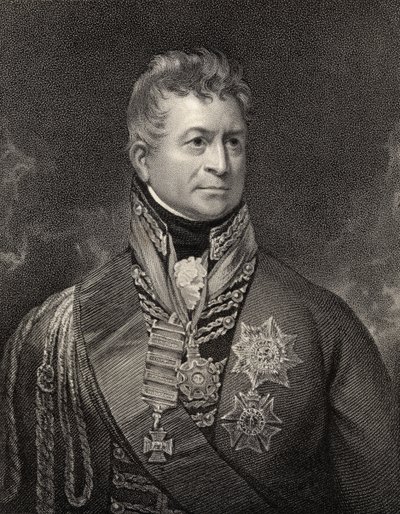 Sir Thomas Picton, gegraveerd door Peltro William Tomkins (1760-1840), uit 